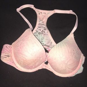 NEW Pink VS  push up 30A sports bra style (padded)